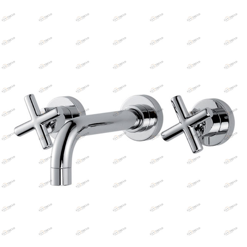 F5321L/5 Смеситель для раковины на 3 отверстия настенный FIMA CARLO FRATTINI Maxima 