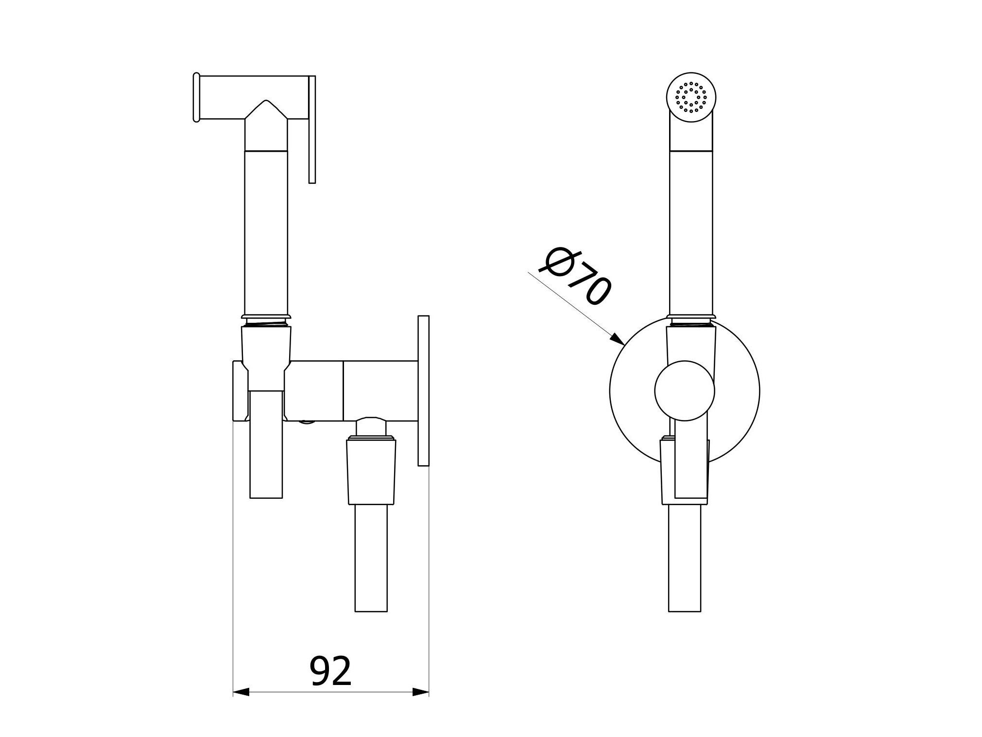 Стальной гидроскоп IB Shower &amp ARCH-00105181 - Вид №1