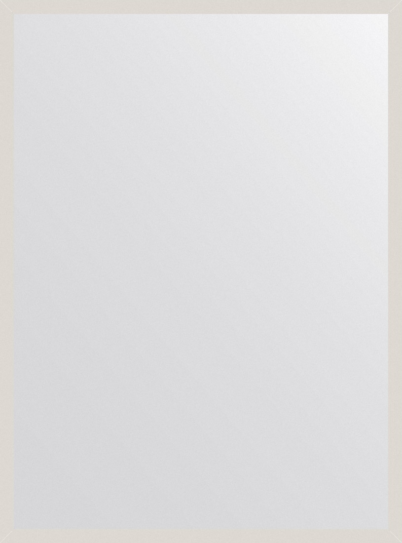 BY 7474 Зеркало в багетной раме - белый 20 mm EVOFORM Definite