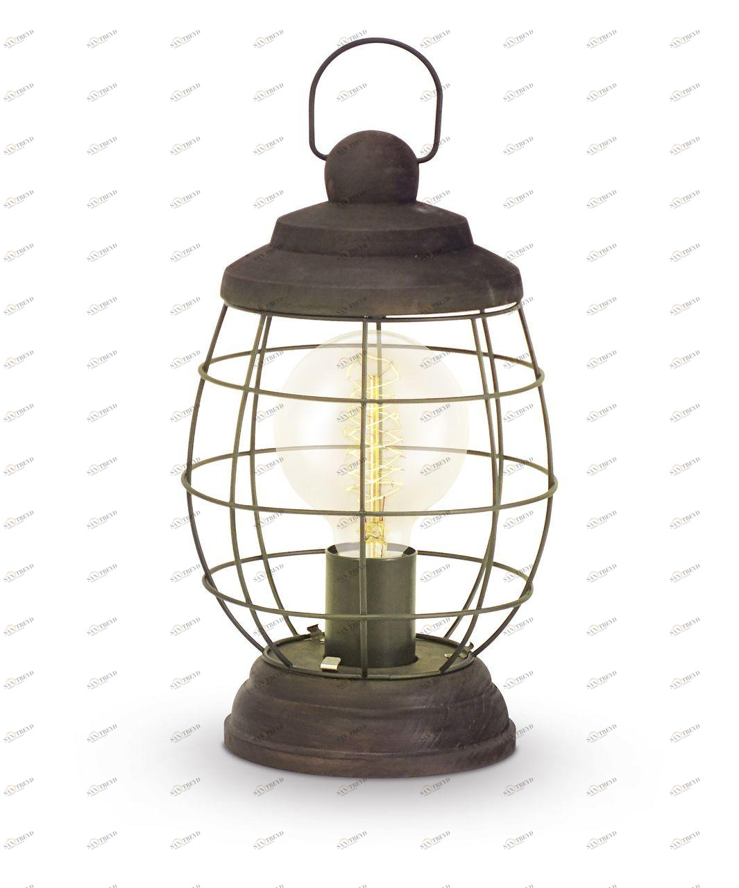 Настольная лампа Eglo Vintage 49288 EGLO ФОНАРЬ 080158 Коричневый 