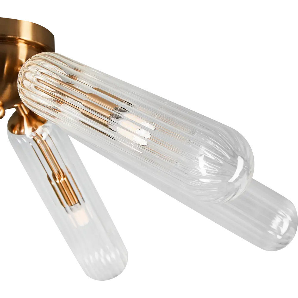 DE CITY Олимпия — потолочная люстра с 6 стеклянными плафонами 89391459 STLM-1406075 - Вид №5