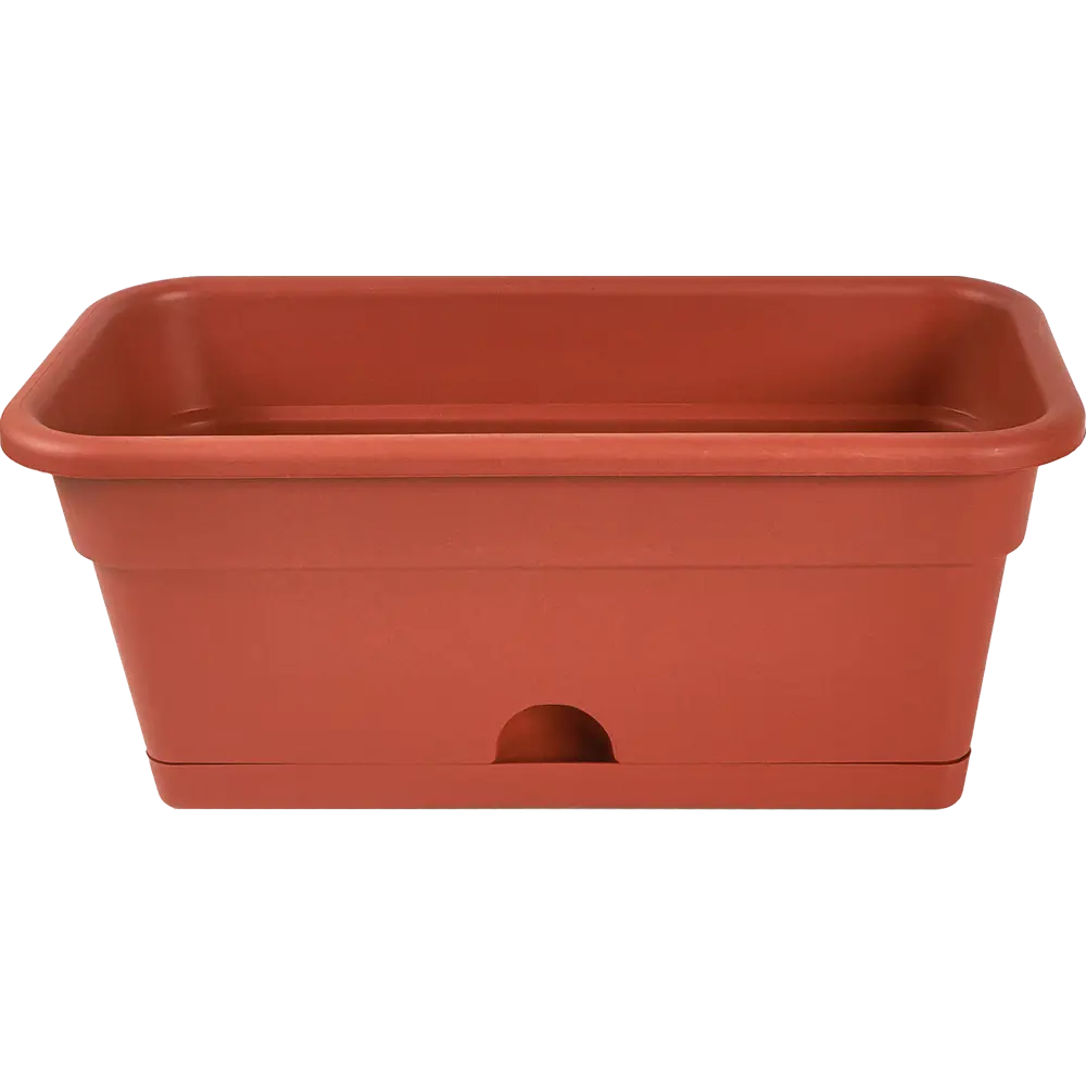 Балконный ящик Santreyd 40 см с системой нижнего полива терракот 85337282 нет STLM-0061795