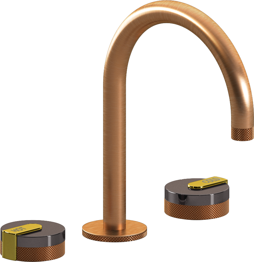 E-11512-R1OX-L1PB-BRG Смеситель для умывальника на 3 отвертия GRAFF MOD+