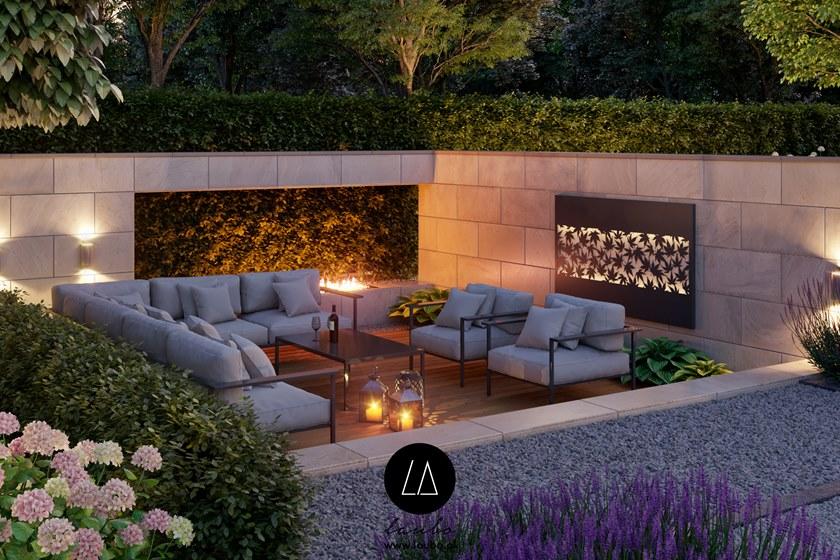 Laubo Левый 3-х местный садовый диван Cosi sun-id-1447361 - Вид №3