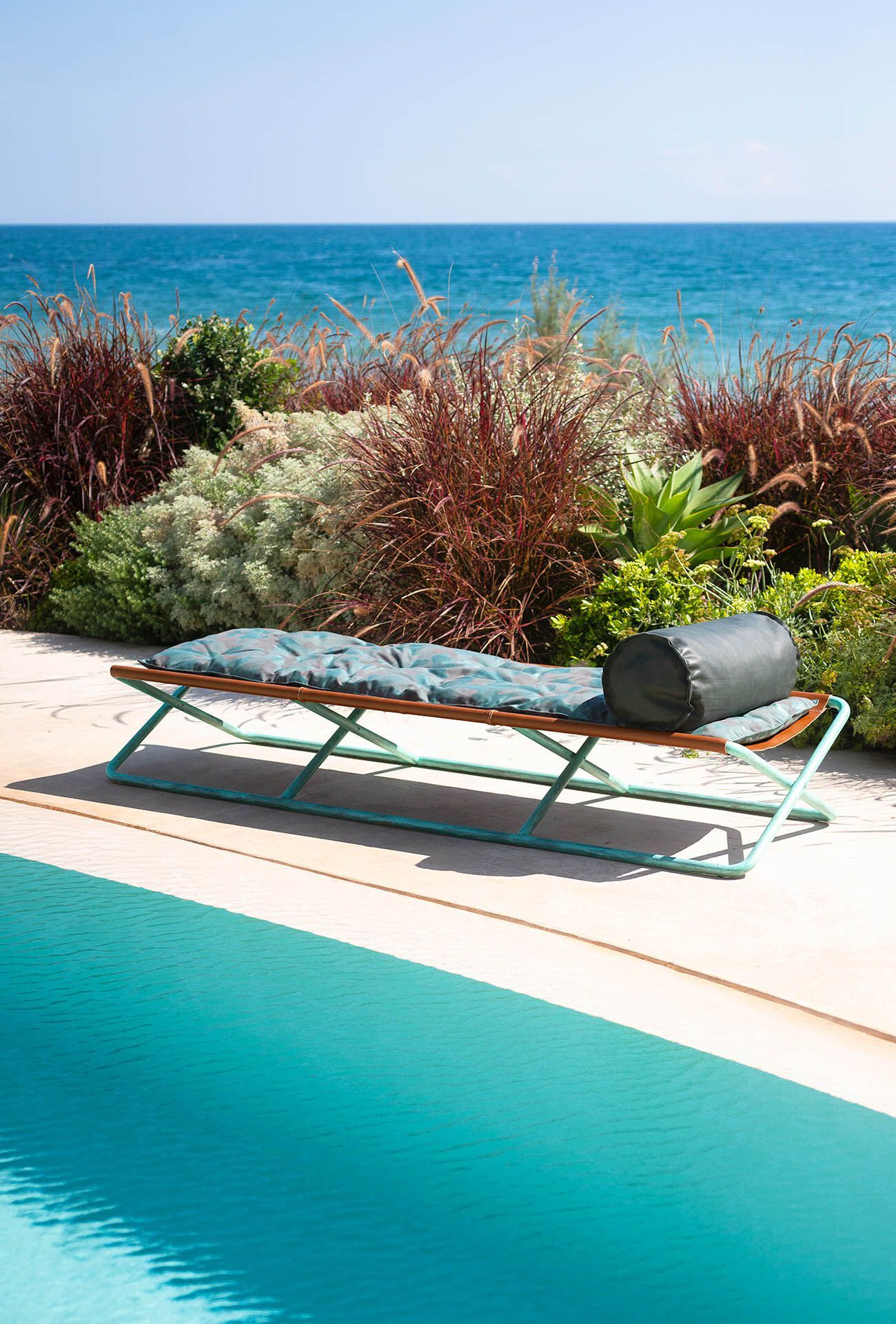 Кожаный сад Dormeuse с подголовником Baxter ARCH-00079180 - Вид №1