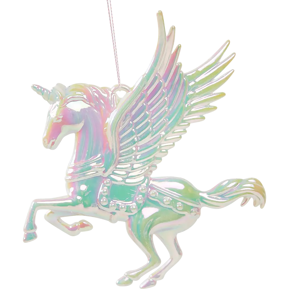 87036502 Елочная игрушка Единорог13.5x11.5 цвет разноцветный STLM-1356092 Santreyd  - Вид №1