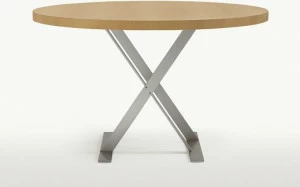 Maxalto Круглый стол из стали и дерева Max