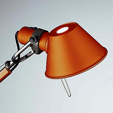 Настольная лампа 73х69 см оранжевая Tolomeo Micro A011860 ARTEMIDE  00-3883005 Оранжевый  - Вид №1