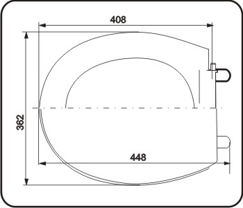 16827 Крышка сиденье для унитаза УКЛАД  - Вид №1