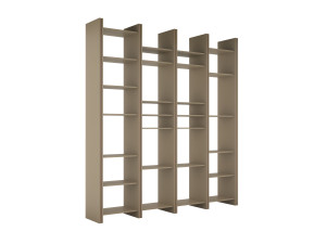 Самонесущий деревянный книжный шкаф