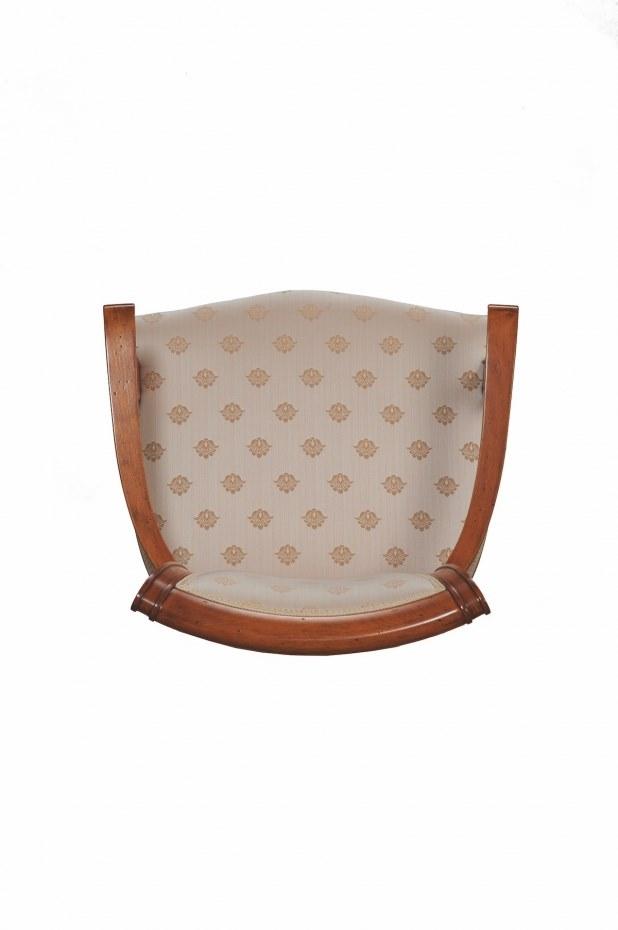 SELVA Стул из бука и ткани с подлокотниками Bellagio 1686 - Вид №3