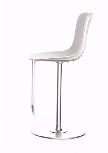 Segis Высокий табурет из полипропилена со спинкой и подставкой для ног Dragonfly G0024 - Вид №4