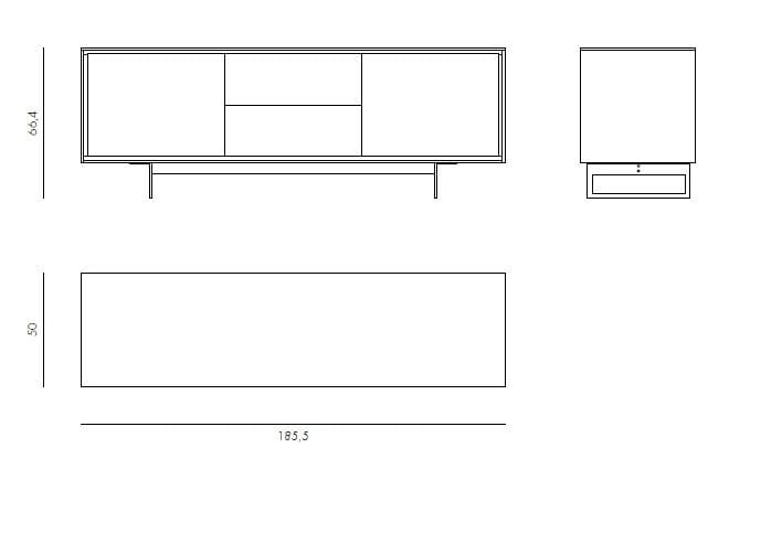 Шкаф с распашными дверцами с ящиками Novamobili ARCH-00136589 - Вид №4