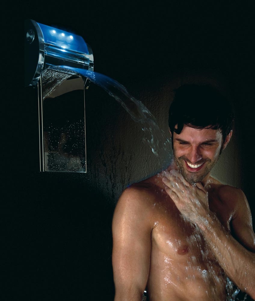 I01555 Потолочный & настенный душ Aquavolo MUSIC - CROMOTHERAPY BOSSINI  - Вид №4