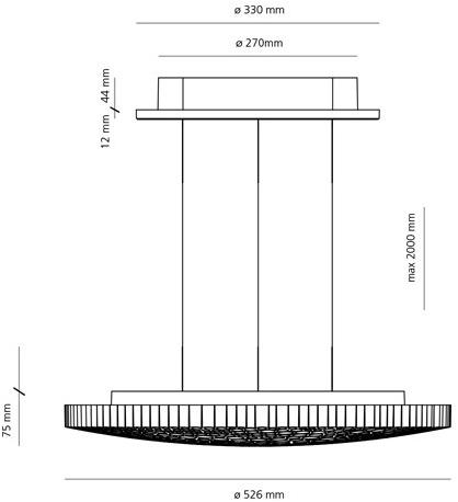 Artemide Подвесной светодиодный светильник прямого света из технополимера Calipso sun-id-1429464 - Вид №1