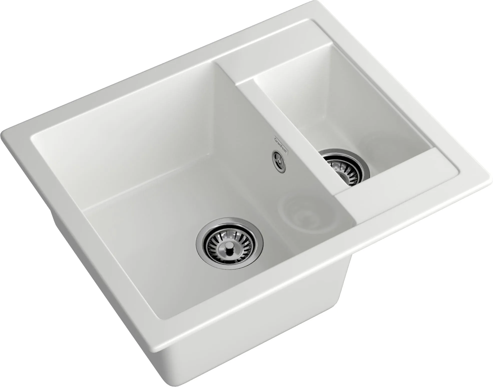 Кухонная мойка Искусственный камень QUADRO S223 GranFest Q-610K-S223 - Вид №2