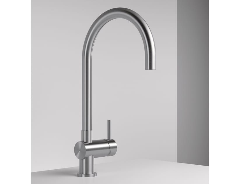 Однорычажный кухонный смеситель с поворотным изливом Zazzeri Z316 MONO ARCH-00086268