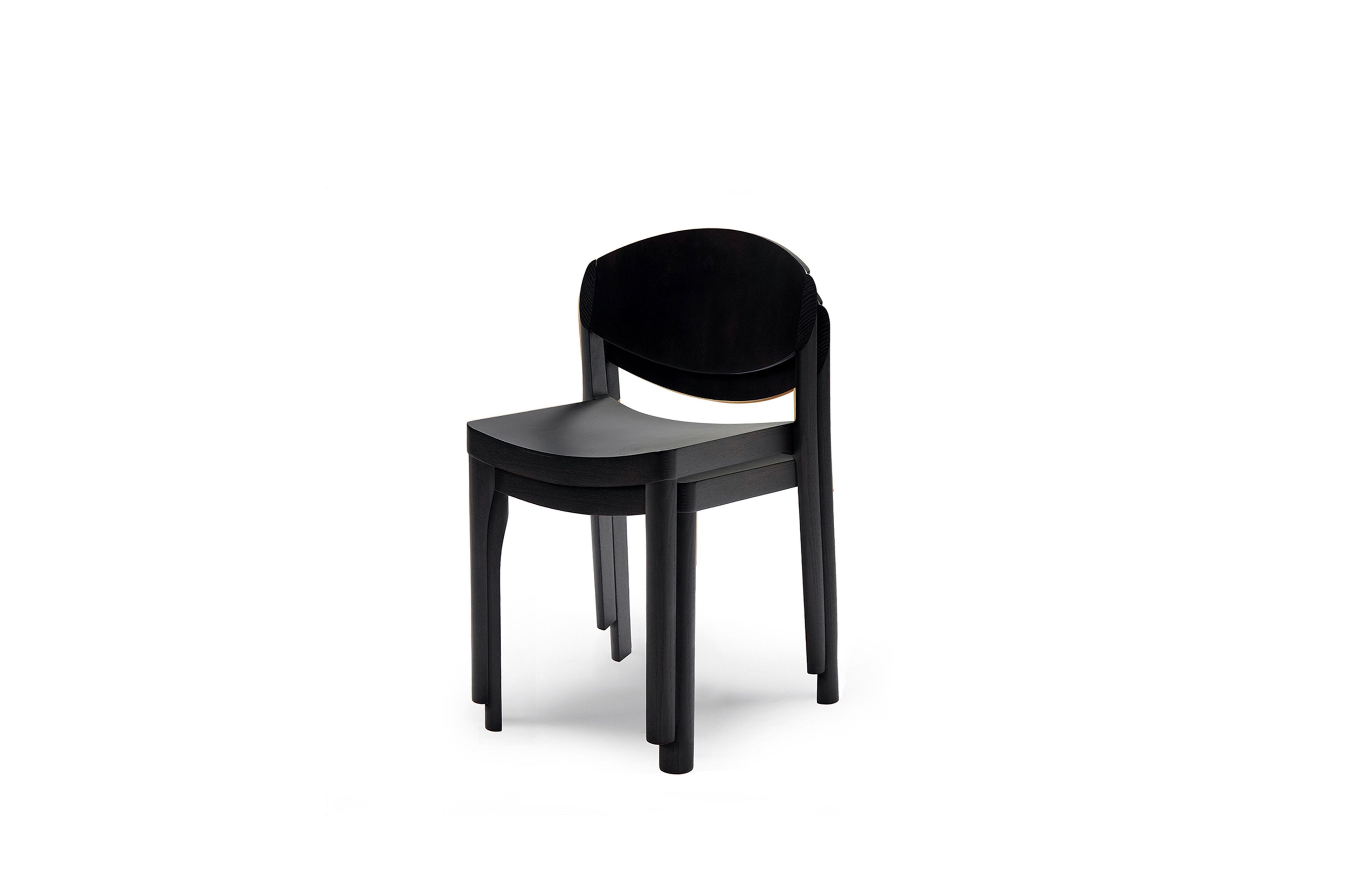 Деревянный штабелируемый стул Established&Sons MAURO CHAIR ARCH-00087828 - Вид №30