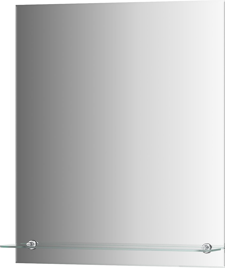 BY 0505 Зеркало с фацетом 5 mm и полочкой 60 cm EVOFORM Attractive