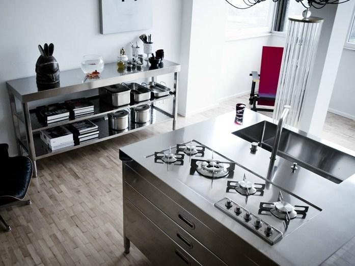 ALPES-INOX Остров с плитой, ванной и кладовкой Liberi in cucina sun-id-1463438 - Вид №2