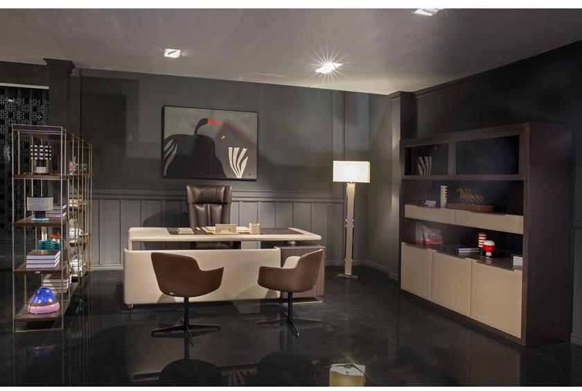 Formitalia Вращающееся кресло из оленьей кожи с 4 спицами Kowloon sun-id-1411947 - Вид №1