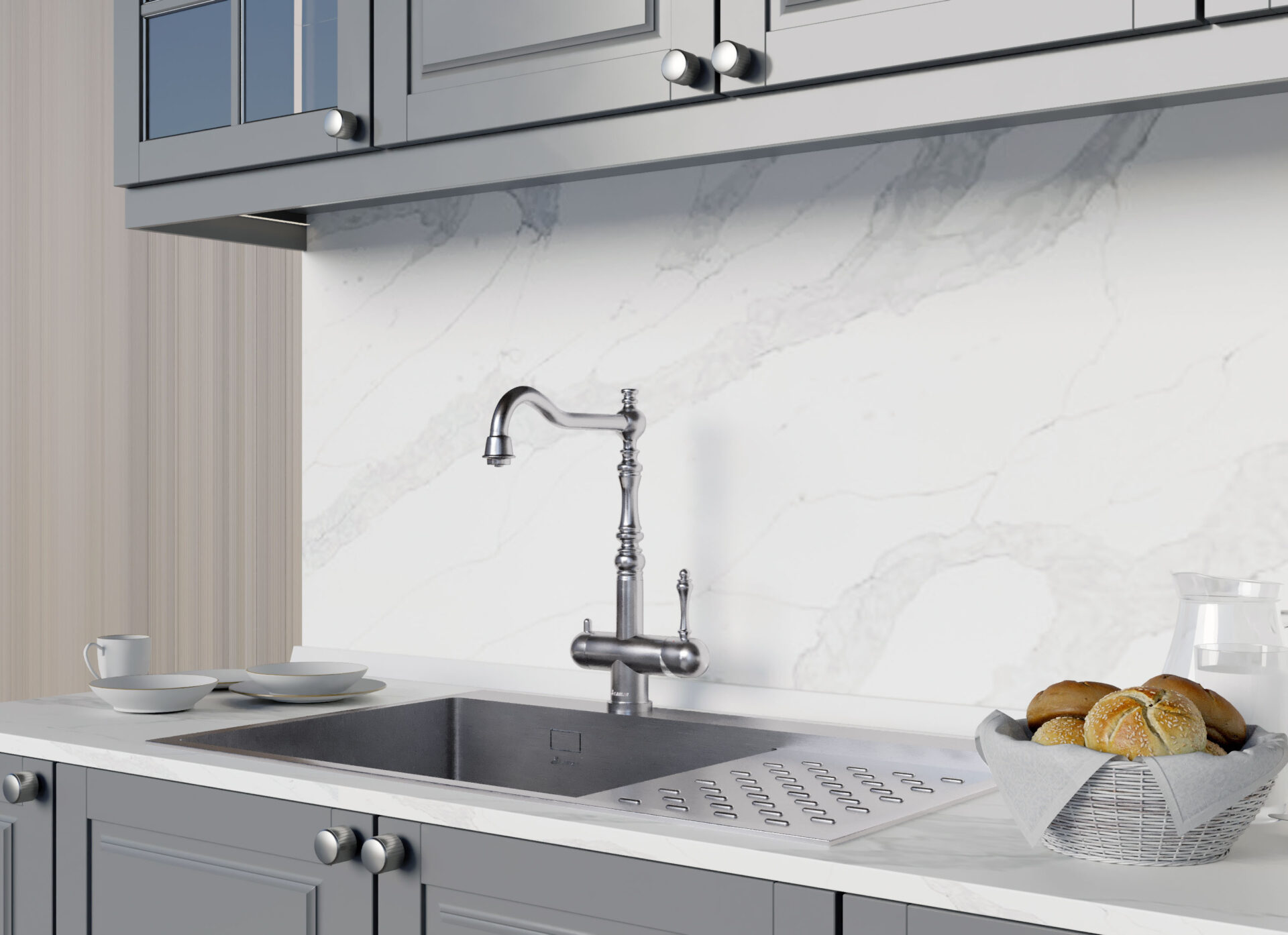 Кухонные смесители Eco Venice SSN-1017-SS SEAMAN - Вид №2