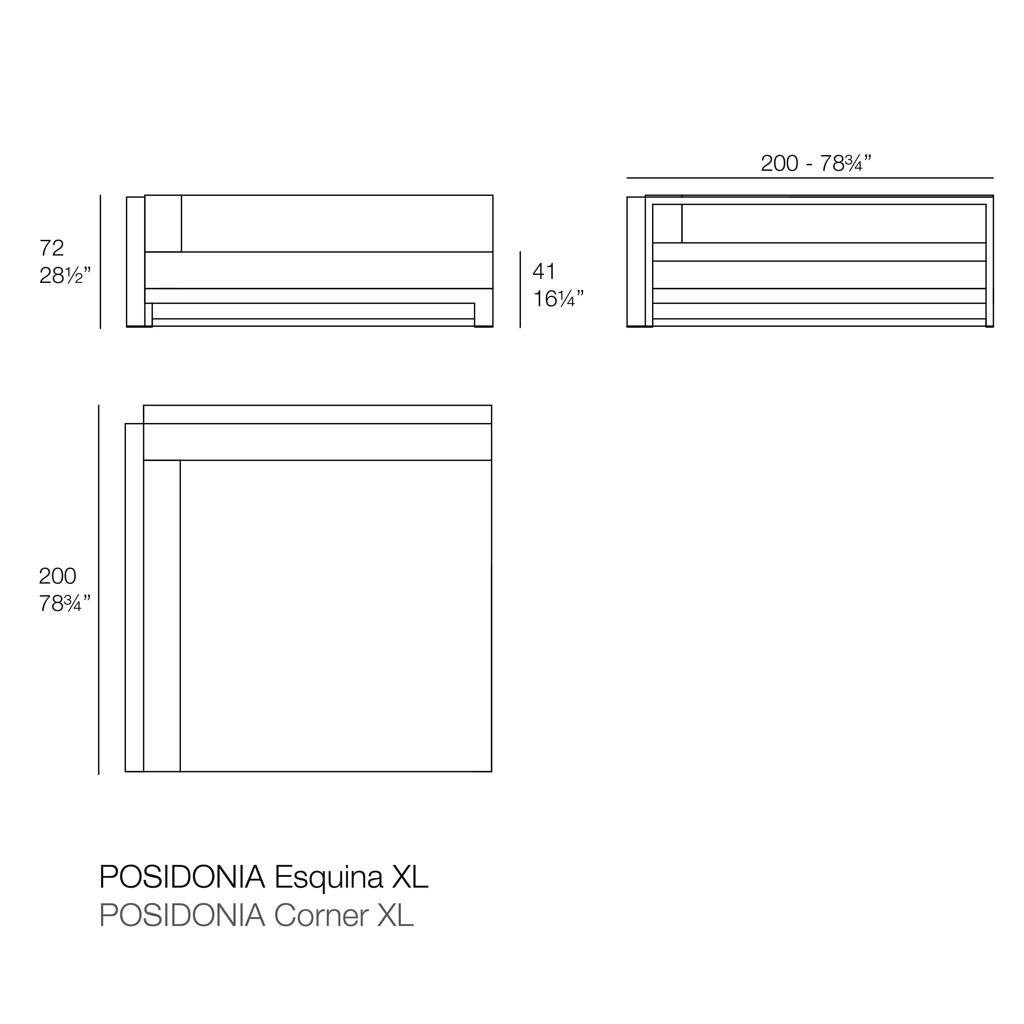 Ткань сад диван Vondom Posidonia ARCH-00099836 - Вид №12
