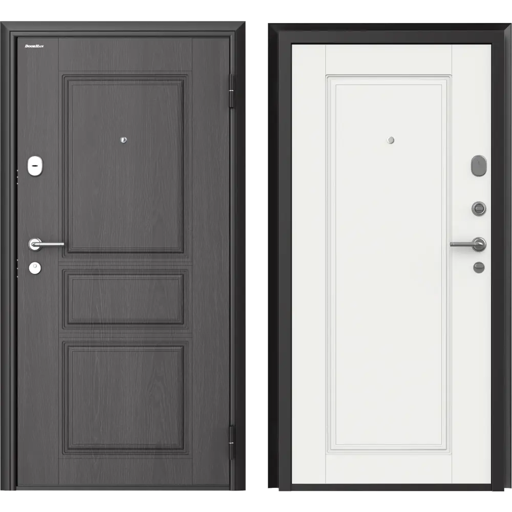 Дверь входная металлическая Премиум New 98x205 см правая белый 88483563 STLM-2109218 DOORHAN 