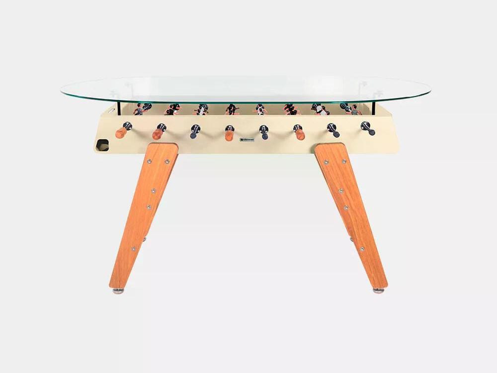 Овальный обеденный стол из стали и ироко со стеклянной столешницей RS Barcelona RS3 WOOD ARCH-00034979 - Вид №31