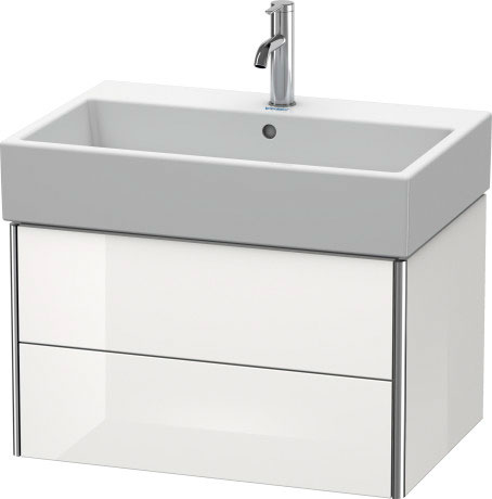 XS419404949 XSquare Тумбочка подвесная Графит матовый, декор Duravit - Вид №2
