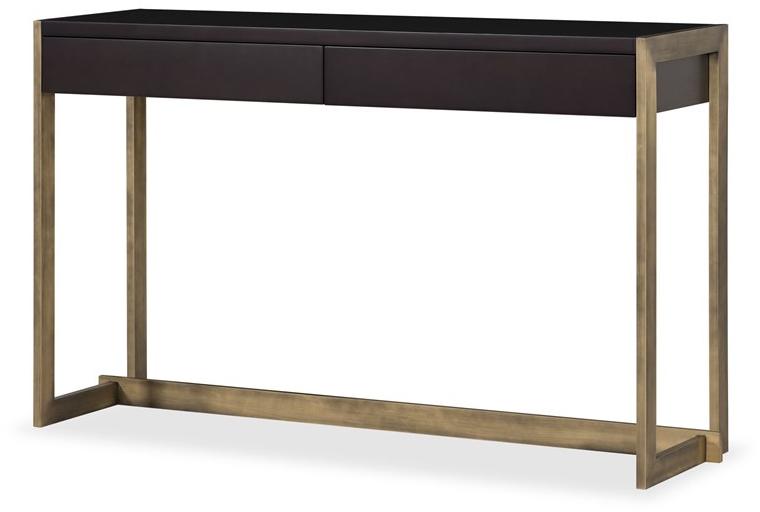 Stylish Club Лакированная прямоугольная консоль из нержавеющей стали и дерева Manhattan Scf.m01 - Вид №1