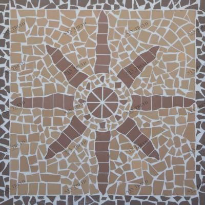 Star/Звезда мозаичное панно клинкерная (на сетке) 100х100 ECOCLINKER sun-id-319712