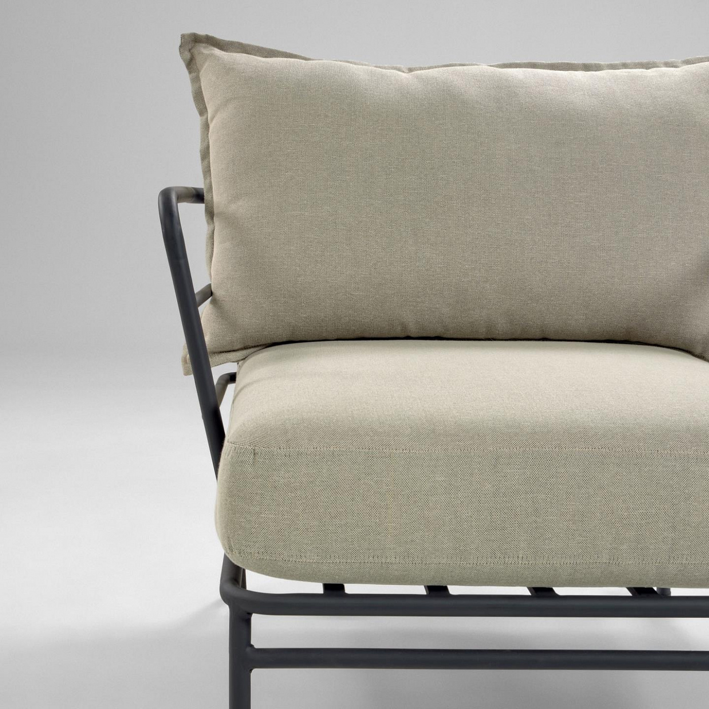 097649 Кресло из черной стали La Forma Mareluz  - Вид №3