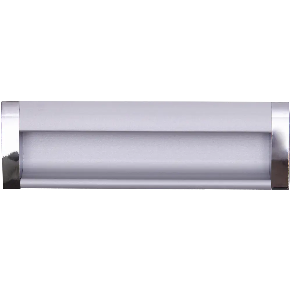 Мебельная ручка врезная матовый хром 128 мм Jet STLM-2107752 - Вид №2