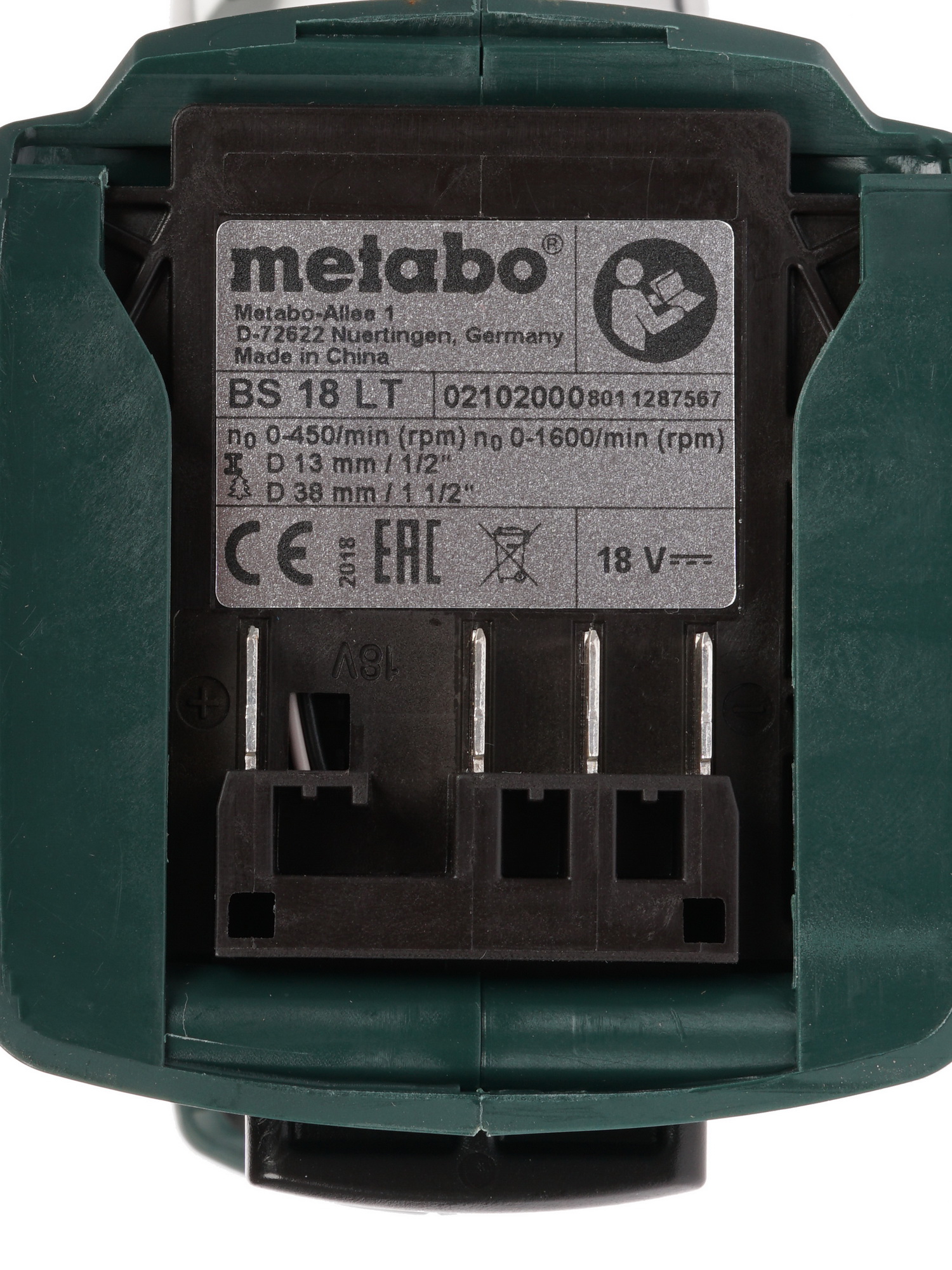 Дрель-шуруповерт Metabo BS 18 LT CAS 18V 1153031 STDN-0086955 - Вид №2