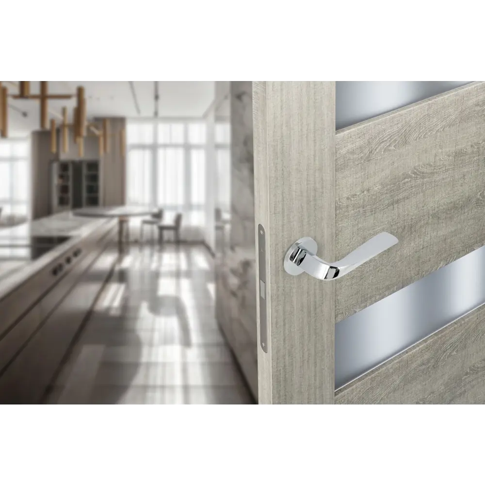 Дверные ручки EDSON EDS-97B-R2 в стильном хроме 85168432 STLM-0059318 - Вид №5