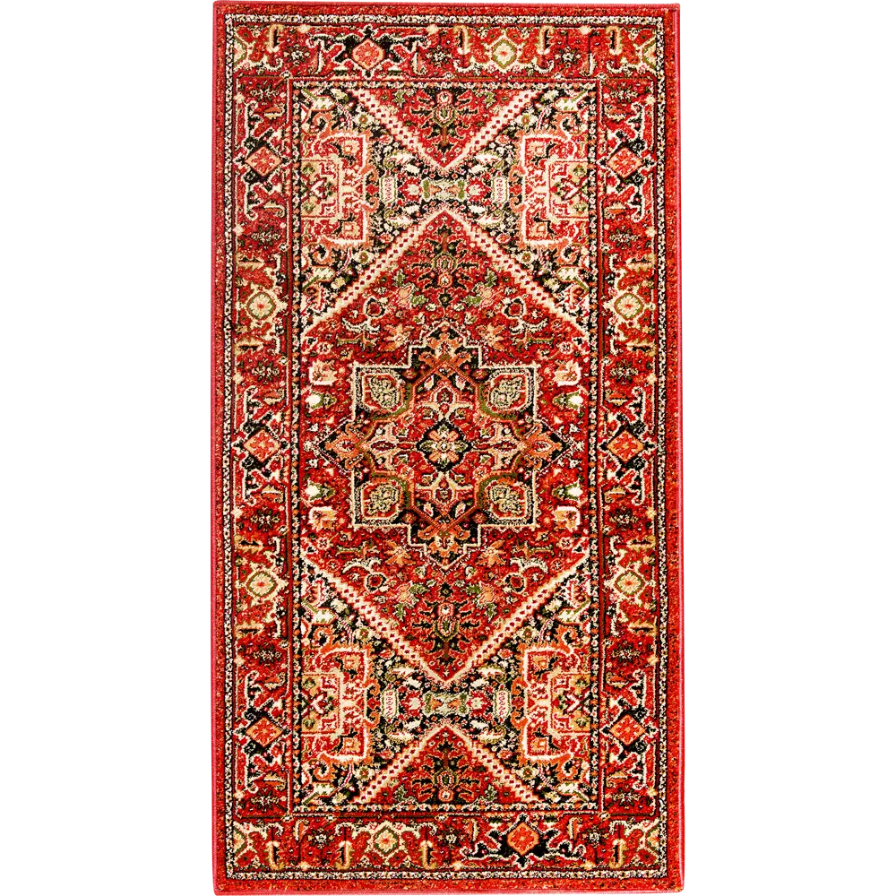 Ковер полипропилен Измир D195B 80x150 см цвет красный MERINOS STLM-2203607