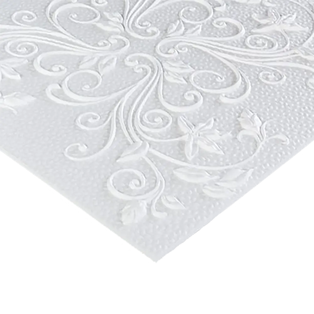 Плитка потолочная бесшовная полистирол белая Формат Ренессанс 50 x 50 см 2 м² FORMAT STLM-2088323 - Вид №1