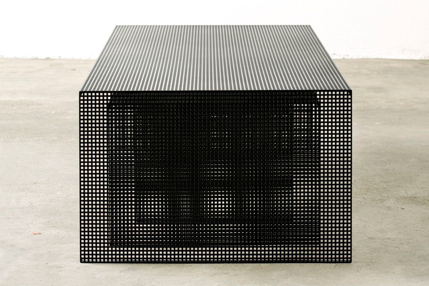 Перфорированный металлический прямоугольный журнальный столик Ripa DENTRO ARCH-00147179 - Вид №4