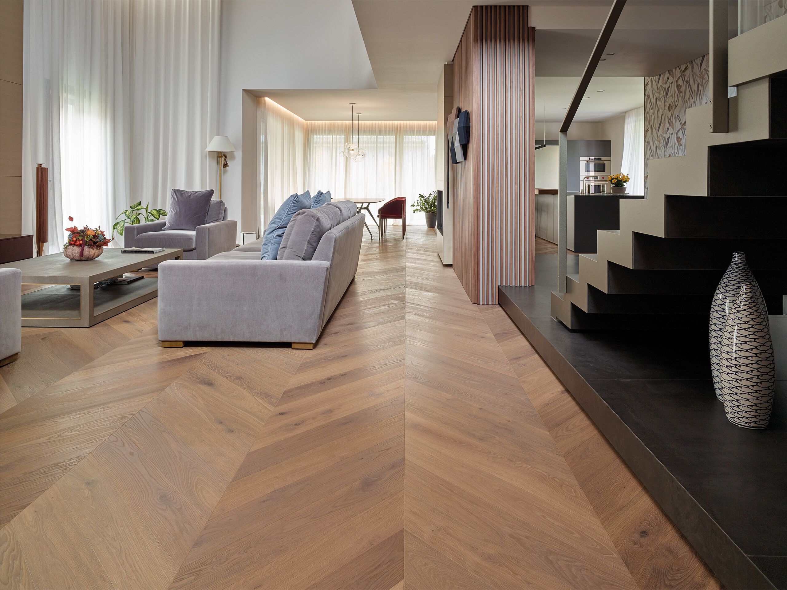 Биосовместимый трехслойный деревянный пол Fiemme Tremila Fiemme Lights ARCH-00106729 - Вид №1