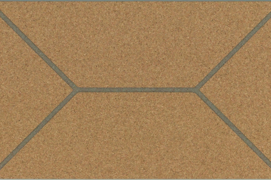 315 048 685 Пробковая 3D-плитка для стен Sky GRANORTE Groovy - Вид №1
