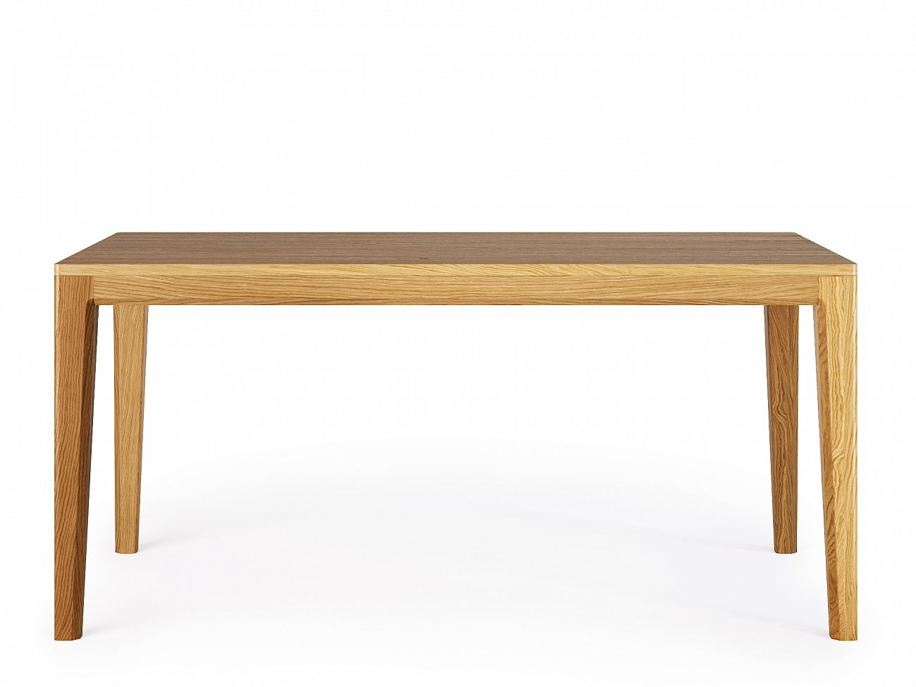 Обеденный стол прямоугольный натуральный дуб 160 см Mavis THE IDEA  210053 Бежевый  - Вид №1