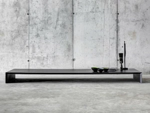 FIORONI Низкий прямоугольный журнальный столик из мдф Ombrì