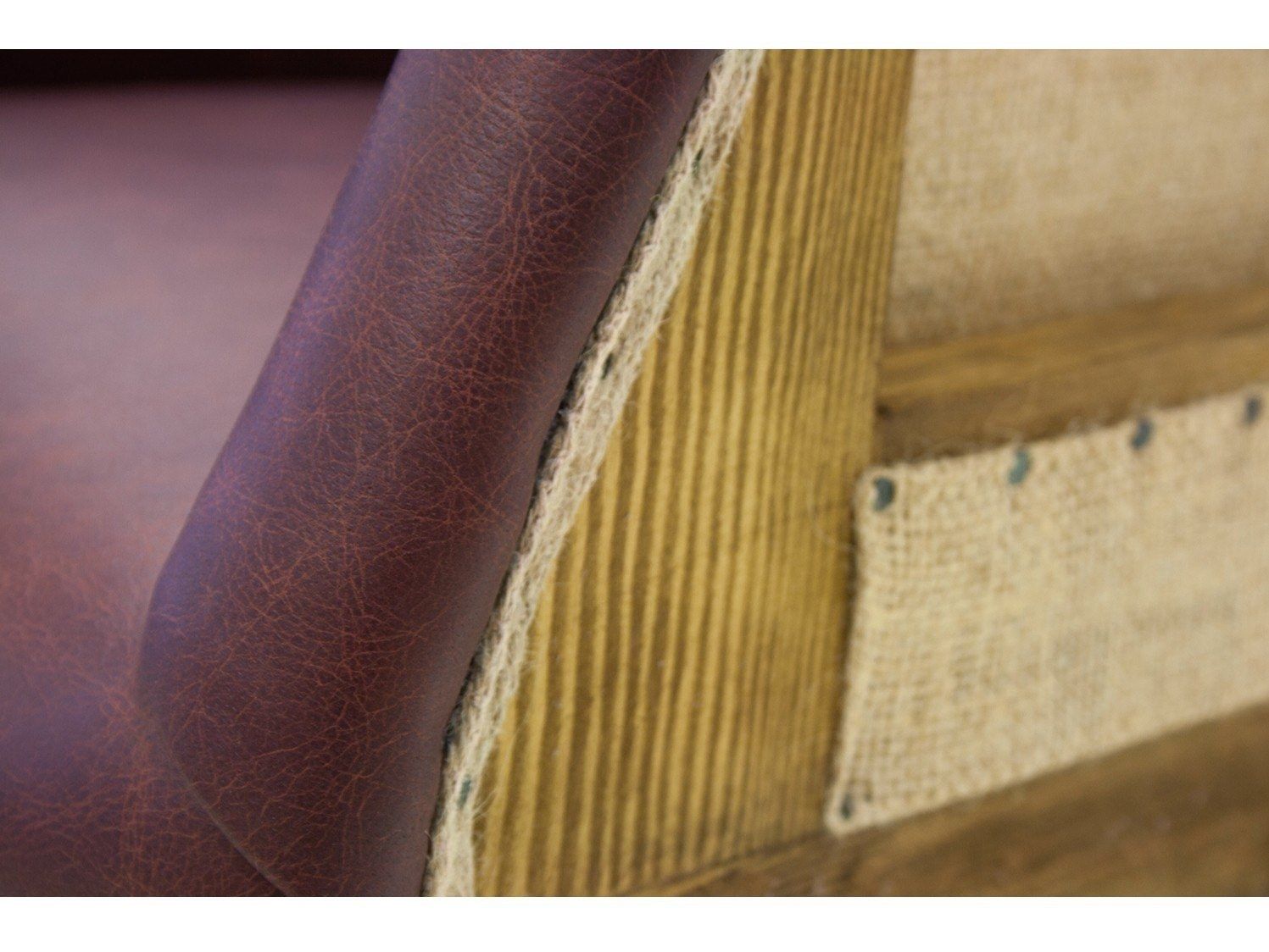 Мягкий стул из коровьей кожи с подлокотниками CREARTE COLLECTIONS Girona Essence ARCH-00064600 - Вид №6