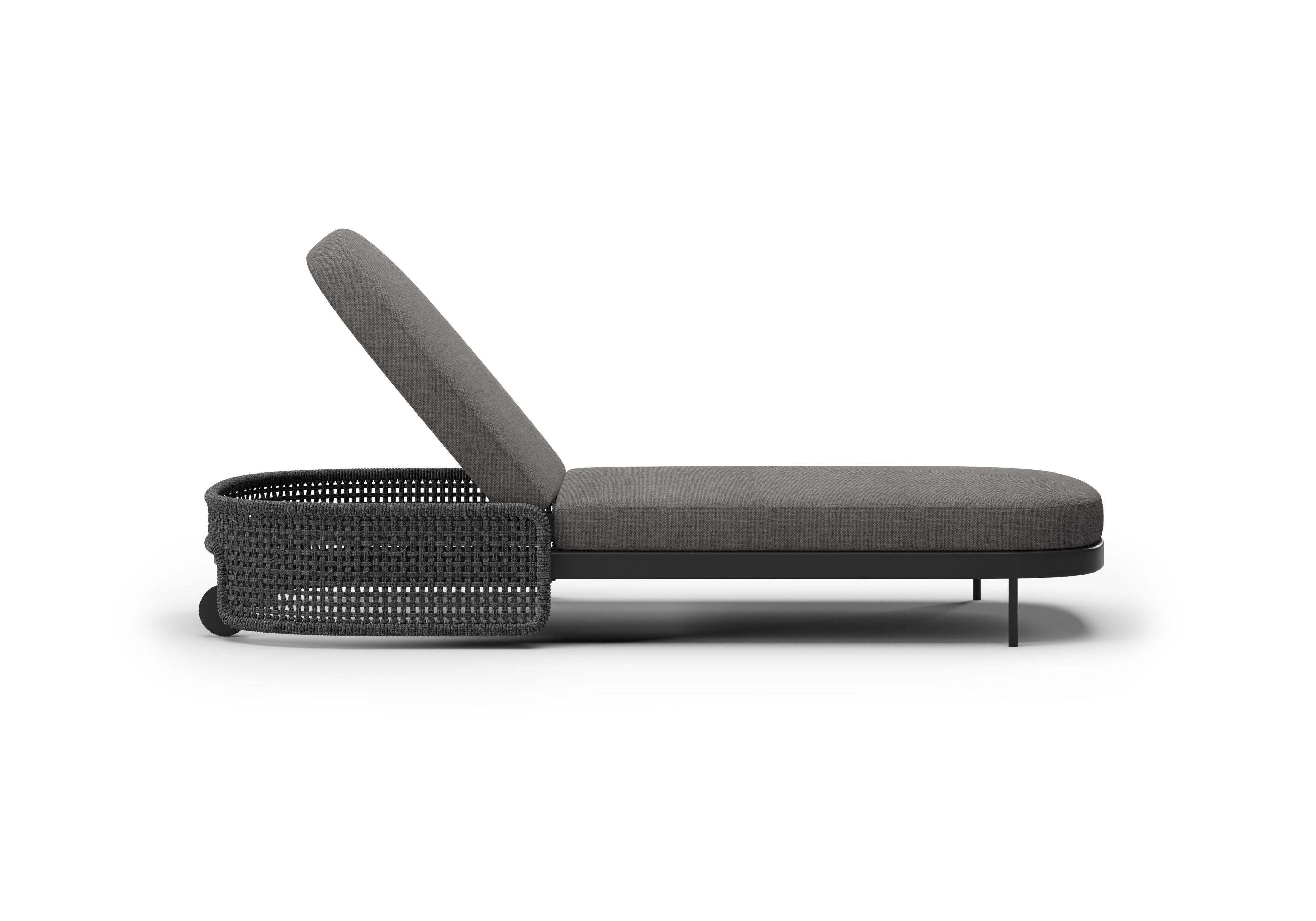 Садовая кровать с откидной спинкой из ткани SNOC Miura ARCH-00022553 - Вид №3