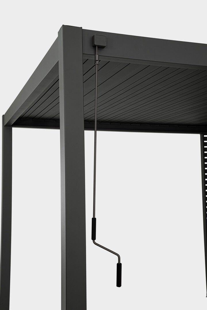 Самонесущая пергола из алюминия с поворотными пластинами BIZZOTTO OCEAN ARCH-00042235 - Вид №11