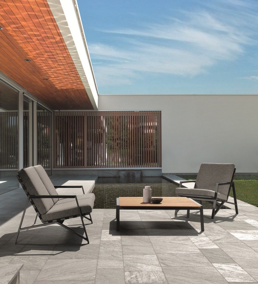 Низкий журнальный столик в ироко Talenti коттедж ARCH-00127526 - Вид №2