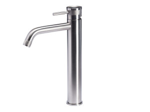 Однорычажный смеситель для раковины из нержавеющей стали с аэратором