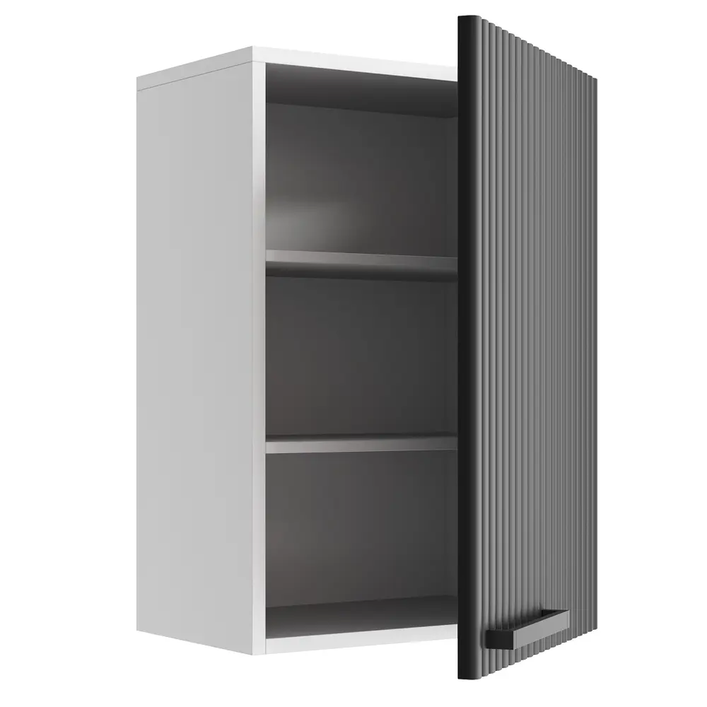 Шкаф навесной Виль 50x67.6x28.6 см МДФ цвет графит 86342481 STLM-2127282 Santreyd - Вид №4