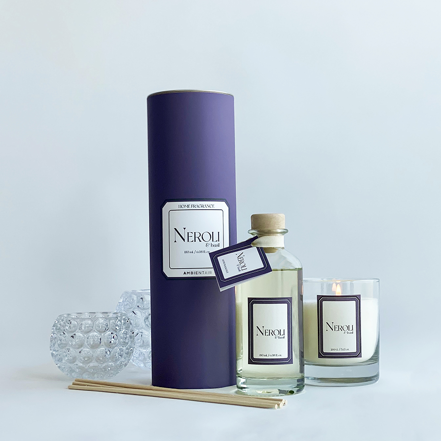 MK180MTHPA Диффузор ароматический sublime, Нероли и базилик, 180 мл (новый) Ambientair  - Вид №1